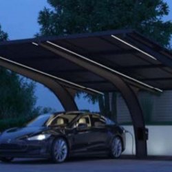 Carport mit Fotovoltaik